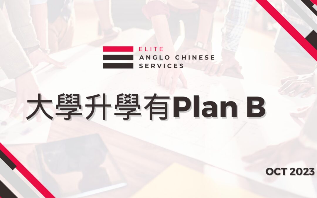 大學有Plan B 大學基礎班和international year 1